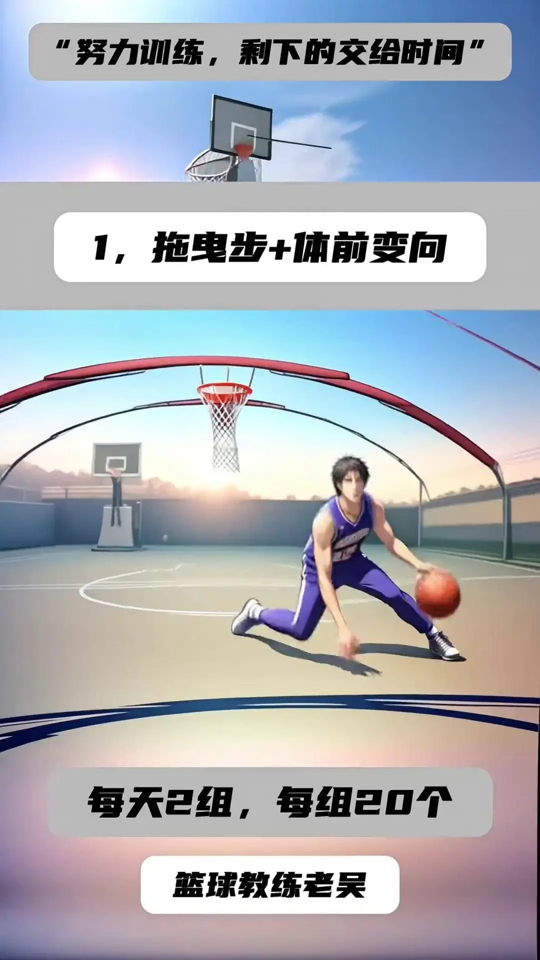 篮球训练动作方法集合图片视频